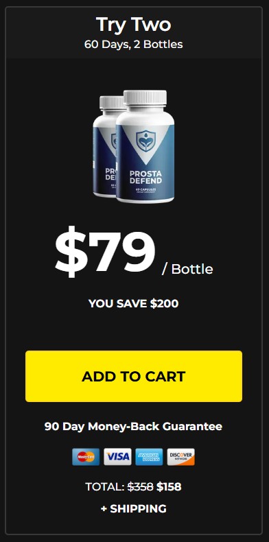 ProstaDefend 2 bottle package
