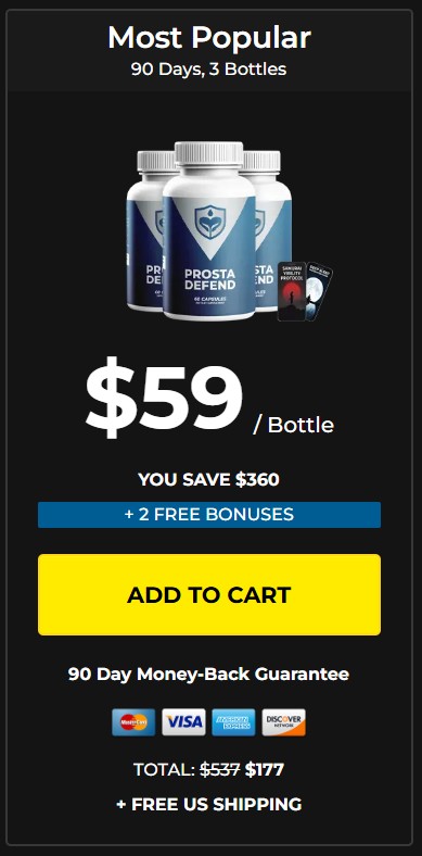 ProstaDefend 3 bottle bundle