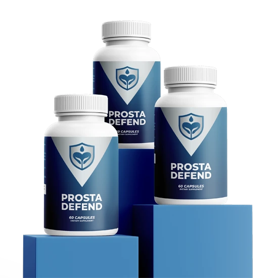 ProstaDefend supplement bottle and capsules